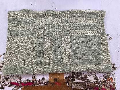Cushion Cover — Chenille with Checks